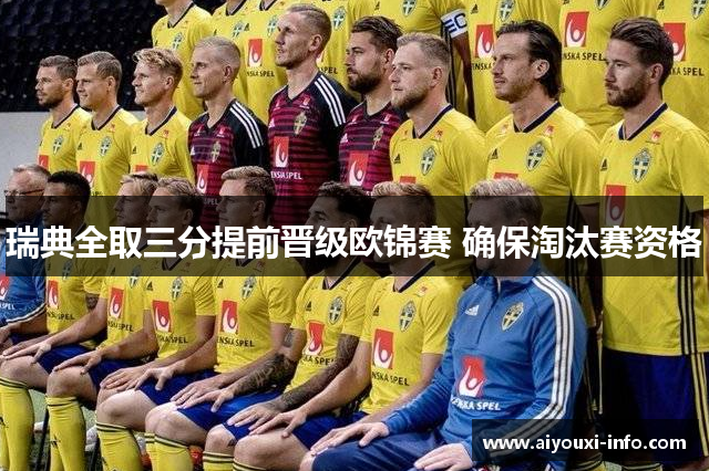 瑞典全取三分提前晋级欧锦赛 确保淘汰赛资格